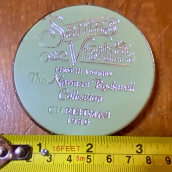 Hallmark Christmas Ornaments Vintage Norman Rockwell 1980-87 Extra 1981 Cameo - Picture 8 of 8